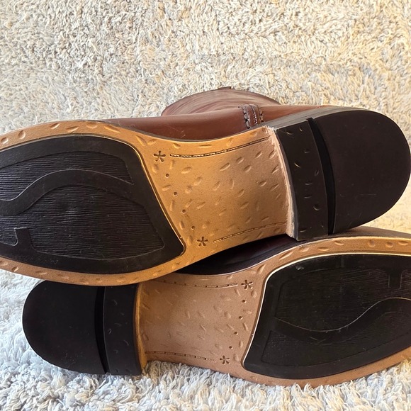 Franco Sarto Meyer Hand Finished‎ Leather Riding Boots Brown Women's 6.5 NEW NIB - Picture 7 of 10